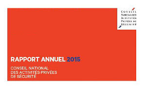 Couverture du rapport annuel d'activité 2015